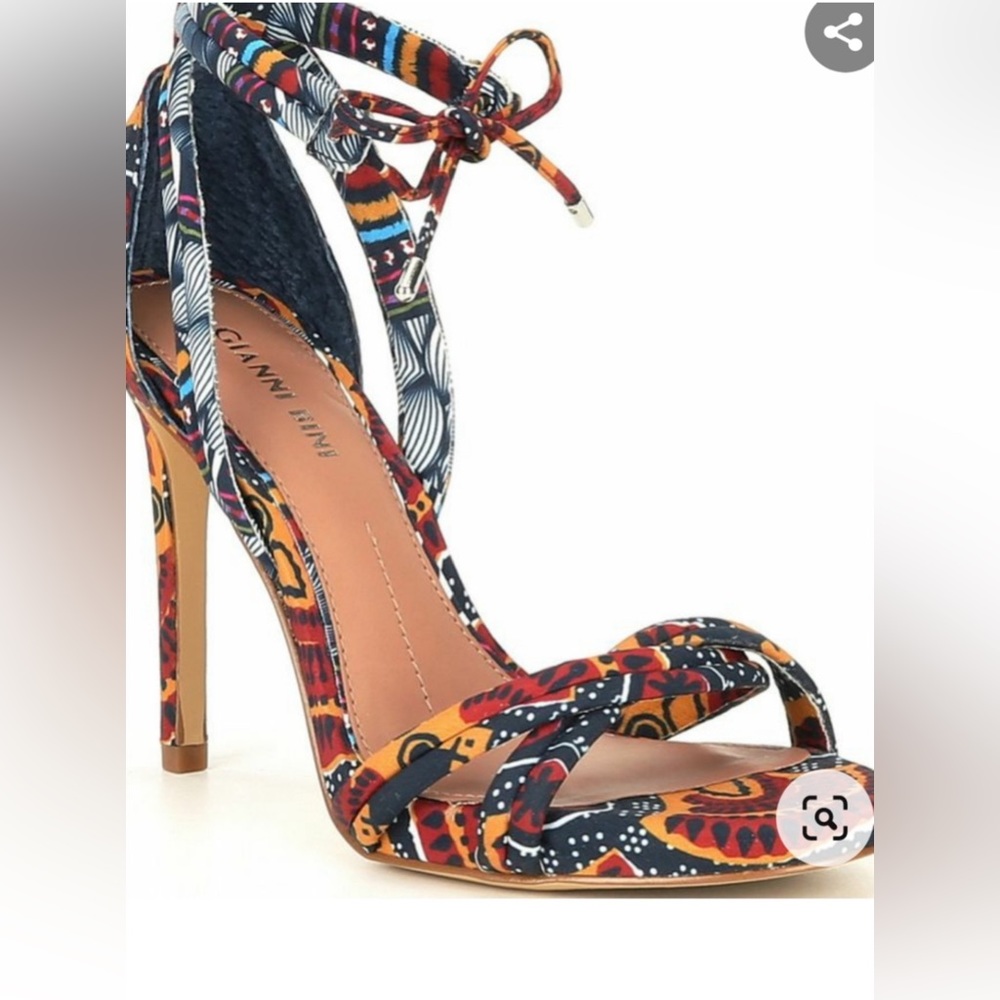 Colorful Gianni bini printed heels